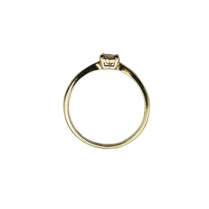 9Kt Yellow Gold Diamond Ring 0.30C