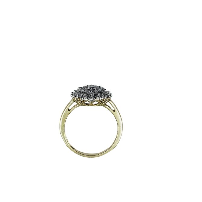 9Kt Yellow Gold Diamond Ring 0.15C