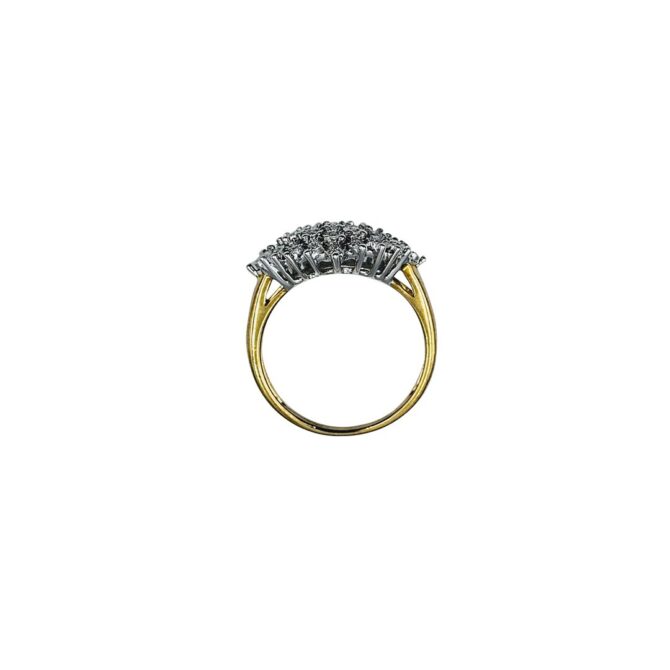 9Kt Yellow Gold Diamond Ring 0.10C