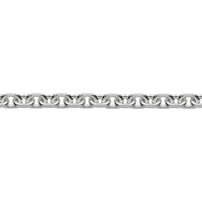 Sterling Silver Anchor Square Bracelet