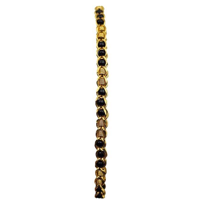 9Kt Yellow Gold Indian Bracelet