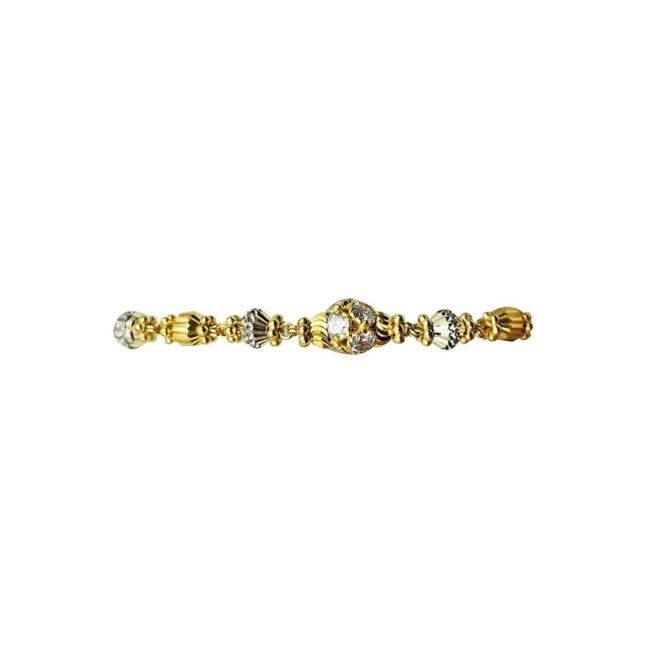 9Kt Yellow Gold Mangalsutra Bracelet