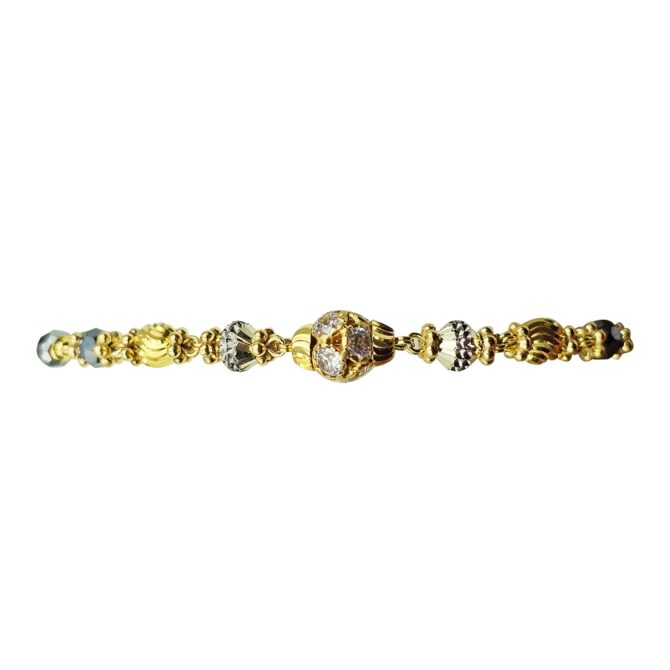 9Kt Yellow Gold Mangalsutra Bracelet