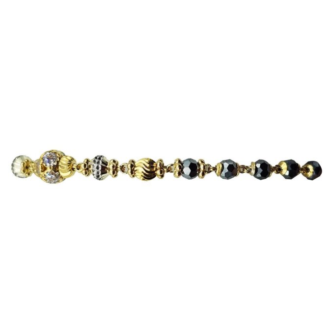 9Kt Yellow Gold Mangalsutra Bracelet