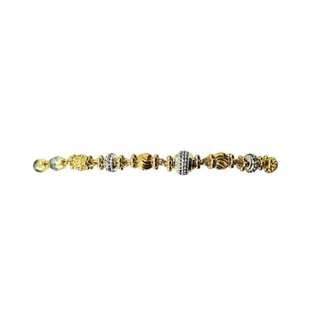 9Kt Yellow Gold Mangalsutra Bracelet