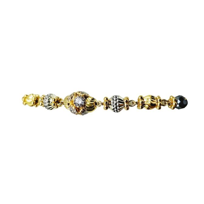 9Kt Yellow Gold Mangalsutra Bracelet