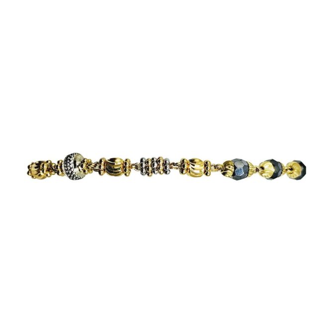 9Kt Yellow Gold Mangalsutra Bracelet