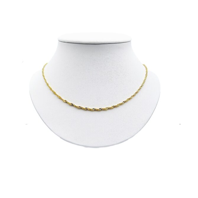 9Kt Yellow Gold Silsila Chain