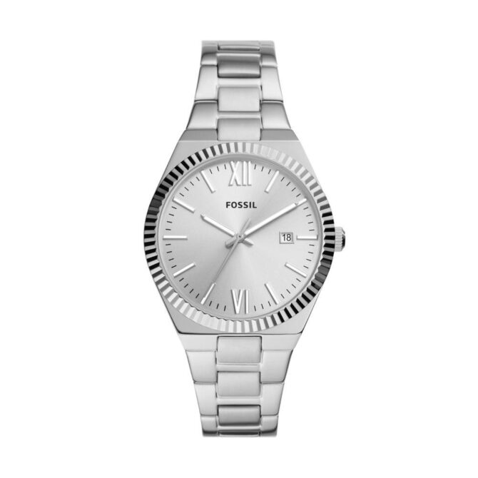 Fossil Women's Scarlette Three-Hand Date, Stainless Steel Watch